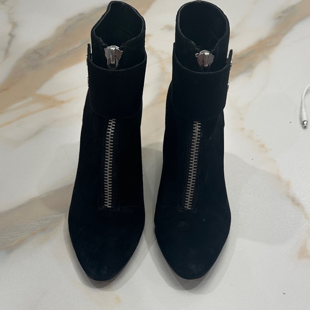 Black Suede Ankle Boots
